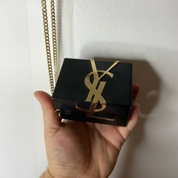 YSL cigarette box chain crossbody bag - Picture 2 of 6
